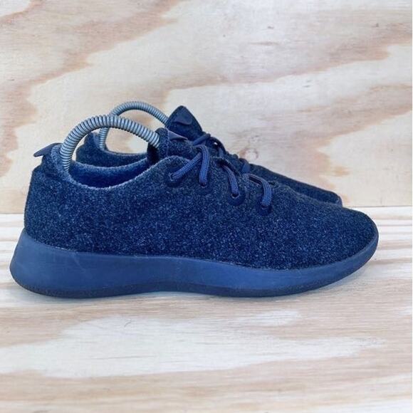 Allbirds - Wool Dolphin Comfort - Running Shoes - Black - Men's - M8 - WR/M8 - Picture 1 of 9